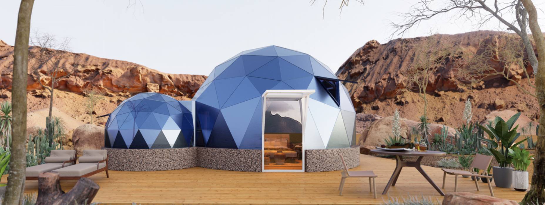 大关县球形智能光伏玻璃星空房